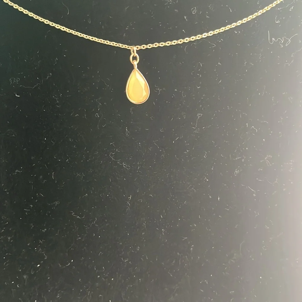 A New Day 3 Strand Necklace Drop Pendant Necklace